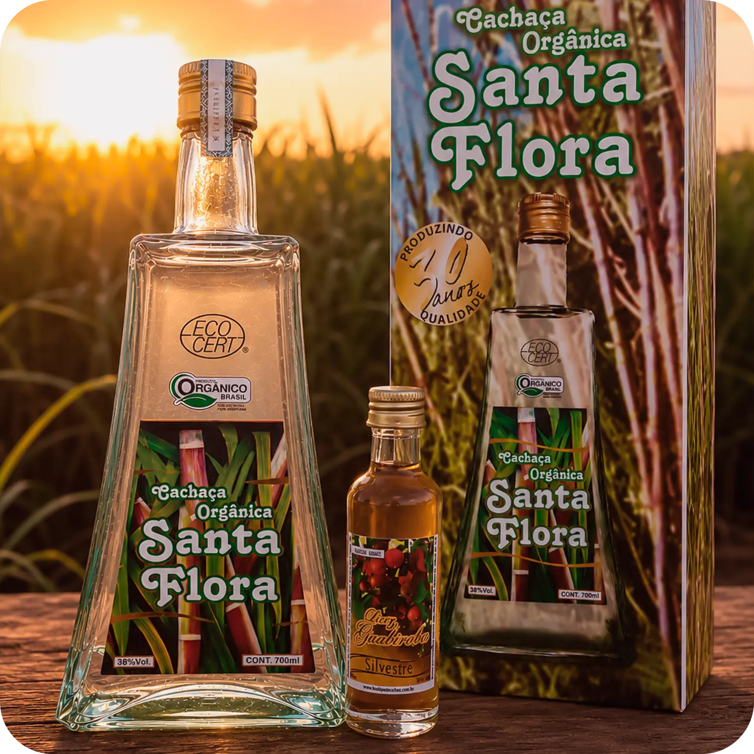 Cachaça Orgânica Santa Flora — foto 4